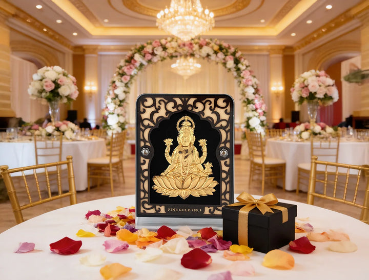 LAXMIJI | 24KT Gold Stand