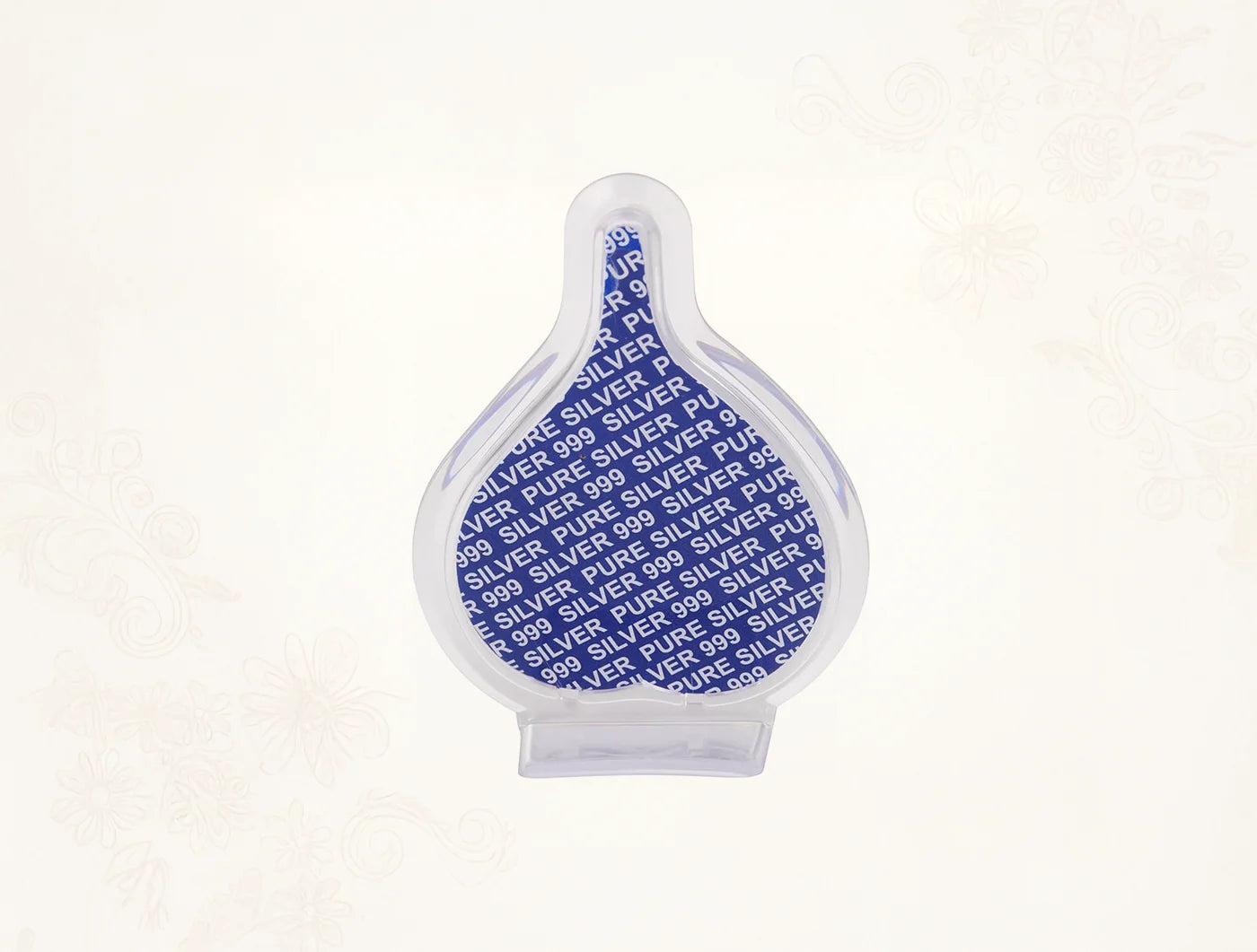 Silver frame featuring Laxmi Ganesh design by Bhagwati Jewels, 4.25x3 inches, ideal for spiritual or corporate gifting.