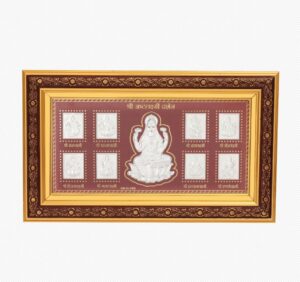 Ashta Laxmiji 999 Pure Silver Frames