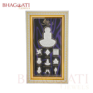 Mahavir Swami Silver Frame