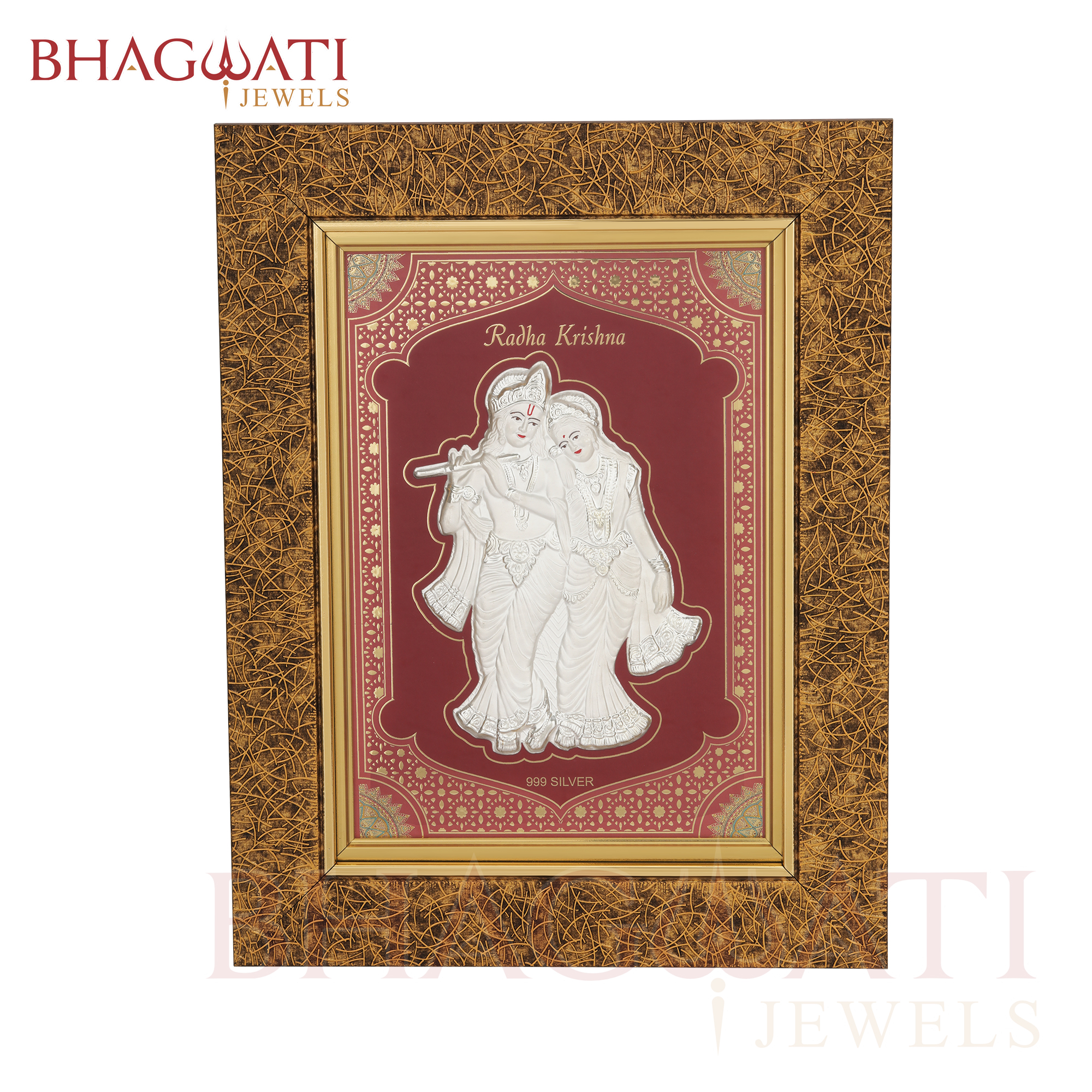 Radha Krishna Silver Frames