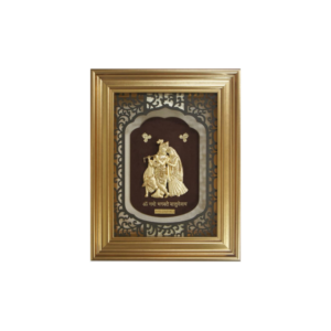 Radha Krishna Gold Foil Frames